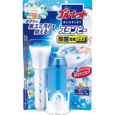 KOBAYASHI Bluelet Stampy Soap Дезодорирующий очиститель-цветок для туалетов, с ароматом мыла и свежести, 28г.