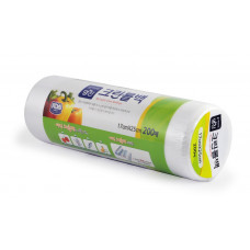 MYUNGJIN  BAGS Roll type  Пакеты полиэтиленовые пищевые в рулоне 17см*25см, 200шт