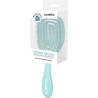 SOLOMEYA Расческа для сухих и влажных волос АРОМАТ ЖАСМИНА Solomeya Wet Detangler Brush Oval Jasmine, 1 шт.