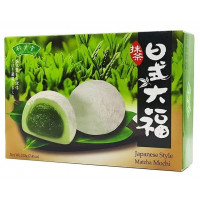 Японское рисовое пироженое моти "Зелёный чай" 6 шт 210г.