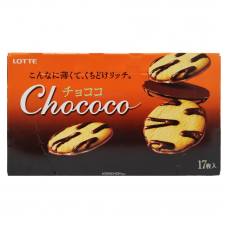 Печенье Чококо бисквит в шоколаде 17шт , Lotte, 99гр.