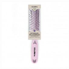 [SOLOMEYA] Расческа для распутывания сухих и влажных волос ПАСТЕЛЬНО-СИРЕНЕВАЯ Solomeya Detangler Hairbrush for Wet & Dry Hair Pastel Lilac, 1 шт