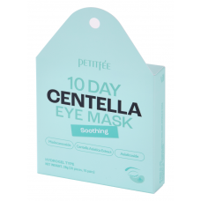 [PETITFEE] Гидрогелевые патчи для глаз 10 Day Centella Eye Mask – Soothing, 28 гр