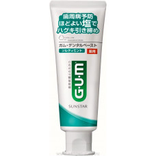 SUNSTAR Gum Dental Paste Salty Mint Зубная паста для защиты зубов и десен, с солью и витамином E, с ароматом мяты, 150г.