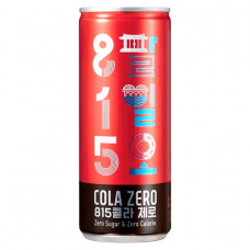 Напиток газированный "815 Cola Zero", Woongjin, ж/б, 250мл