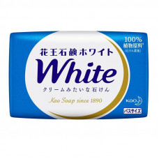 KAO Натуральное увлажняющее туалетное мыло "White" со скваланом (нежный аромат цветочного мыла) 130 г