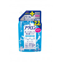  LION Acron Natural Soap Жидкое средство для стирки деликатных тканей, с ароматом свежести, мягкая упаковка с крышкой, 850мл.