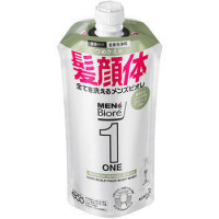 Мыло жидкое для мужского тела KAO Men's Biore ONE all-in-one body cleanser Herbal Green травяной аромат, м/у 340мл
