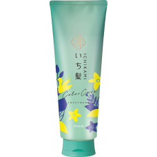 KRACIE Ichikami Color Care  Base Treatment Восстанавливающая маска для ухода за окрашенными волосами, с ароматом цветущей горной вишни и цветков лимона, туба 230г.