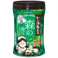 "Hakugen Earth" "Банное путешествие" Увлажняющая соль для ванны с восстанавливающим эффектом (с ароматом леса), банка 660гр,