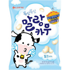 Конфета жевательная LotteKorea MALANG COW MILK молочная классический вкус, м/у 79г,