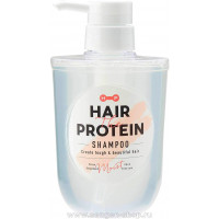 COSMETEX ROLAND Hair The Protein Восстанавливающий и увлажняющий шампунь для волос с 6 видами протеинов, кератином и аминокислотами, с фруктово-цветочным ароматом, 460мл.