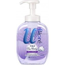 KAO Biore U Deep Clear Жидкое мыло-пенка для тела "Глубокое очищение", с освежающим ароматом трав, 540мл.