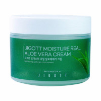 JIGOTT MOISTURE REAL ALOE VERA CREAM Крем для лица с экстрактом алоэ 150мл