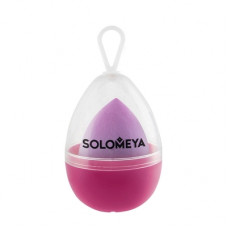 Solomeya Большой спонж для макияжа в виде капли Фиолетовый Градиент/ Large Drop blending sponge Purple Gradient, 1 шт