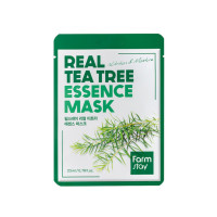 FARMSTAY Real Essence Mask Tea Tree  10шт*23мл Маска для лица с маслом чайного дерева