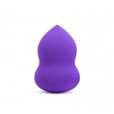 Спонж косметический для макияжа лица гитара фиолетовый PURPLE, в упаковке 6см