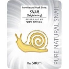 Pure Natural Маска тканевая Pure Natural Mask Sheet (Snail Brightening) 