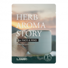  Тканевая маска Herb Aroma Story с экстрактом бергамота и эффектом ароматерапии, 25мл, L.Sanic