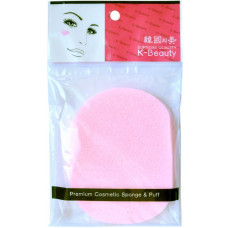 CS-6 Спонж косметический для очищения кожи лица в инд. упак. розовый, 1шт