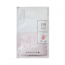 Nihon Mask Honpo Moisture Plus 3d Mask RDM/ Нихон тканевая 3d-маска Интенсивное увлажнение" для сухой кожи 1 шт