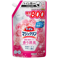 KAO Bath Magiclean Aroma Rose Чистящее средство для ванной комнаты с антибактериальным эффектом, с ароматом роз, мягкая упаковка с крышкой 800мл.