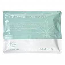 M02 Make in cbd moist face mask. Увлажняющая маска на основе конопли 30 шт. 