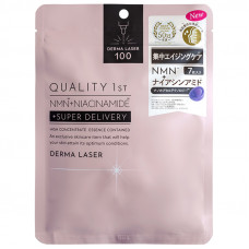 QF92 Quality  super laser nmn 100 . Маска с никотинамидом моноклеатидом nmn 100 дерма лазер Quality 1st 7 шт