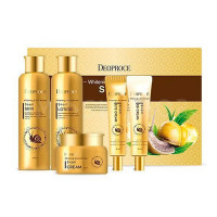 Deoproce Whitening  Anti-Wrinkle Snail 4 Set  Набор средств с улиточным муцином 