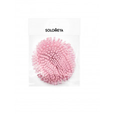 Solomeya Мочалка спонж для тела, Розовая / Bath Sponge, pink, 1 шт