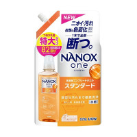 LION Nanox One Standard Концентрированное жидкое средство для стирки белья, против стойких загрязнений, мягкая упаковка с крышкой 820г.