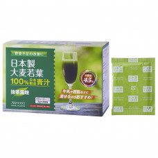 Aishodo Japanese Barley Grass Green Juice. Смесь сухая для приготовления безалкогольного напитка Аодзиру из ростков ячменя и пшеницы Айшодо, 135 г (3 г х 45 шт.)