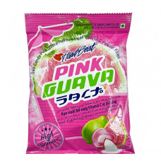 Конфета карамельная соленая Hartbeat Salt Pink Guava Candy гуава и витамин С, м/у 120г