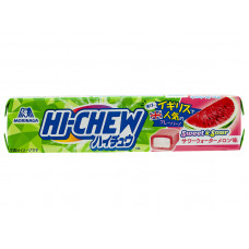 Конфеты жевательные Hi-Chew со вкусом кисло-сладкого арбуза 12шт, Morinaga, 55,2г.