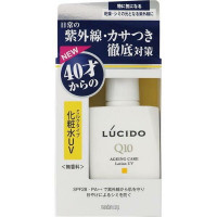 Mandom Увлажняющий лосьон "Lucido Ageing Care Lotion UV" для лица с защитой от ультрафиолета SPF 28 PA++ (для мужчин после 40 лет) без запаха, красителей и консервантов 100 мл