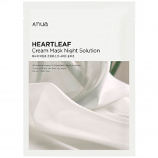 Маска тканевая укрепляющая | ANUA Heartleaf cream mask night solution 25 ml