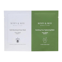 Маска для носа от черных точек 1 шт | Mary May Daily Safe Black Head Clear Nose Mask 2*3,5гр