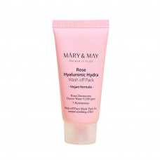 Маска для лица глиняная | Mary May Rose Hyaluronic Hydra Glow Wash Off Pack 30g