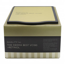  Quality 1st the derma best. vc100+retinol.Омолаживающая маска бэст для дермы с витамином с 100+ретинол. 20 шт
