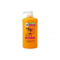 KUMANO YUSHI Kakishibu Body Soap Жидкое мыло для тела, антибактериальное, с экстрактом хурмы и гиалуроновой кислотой, 600мл