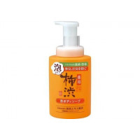 KUMANO YUSHI Kakishibu Foam Body Soap Жидкое мыло-пенка для тела, антибактериальное, с экстрактом хурмы и гиалуроновой кислотой, 500мл