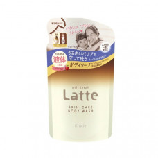 KRACIE Ma & Me Latte Body Soap Жидкое мыло для тела на основе аминокислот и ингредиентов растительного происхождения, с ароматом яблока и пиона, сменная упаковка 360мл.