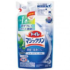 KAO Toilet Magiclean Water Mint Чистящая и дезинфицирующая спрей-пенка для туалета, с ароматом мяты, 300мл.