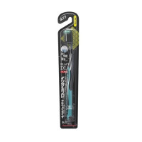 DENTALPRO Dentalpro Black-Dia Super-fine Hair Long Зубная щётка с платиновой коллоидной керамикой, с удлиненной головкой и ультратонкой щетиной алмазной формы, жесткая.