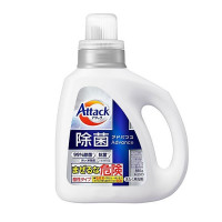 KAO Attack Antibacterial Advance Жидкое средство для стирки с максимальным стерилизующим и дезодорирующим эффектом, с насыщенным травяным ароматом, мягкая упаковка с крышкой 1520г.