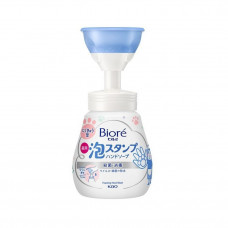 KAO Biore U Foaming Stamp Hand Soap Paw Pads Антибактериальное мыло-пенка для рук, с дозатором в форме лапки, для всей семьи, с легким цитрусовым ароматом, 240мл.