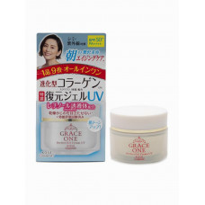 KOSE Grace One Perfect Gel Cream UV SPF50+ PA++++ Многофункциональный питательный гелевый крем для ухода за зрелой кожей лица, c защитой от солнца, 100г.