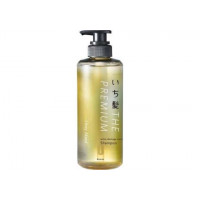 KRACIE Ichikami The Premium Shiny Moist Shampoo Восстанавливающий и увлажняющий шампунь для волос, с глубоким ароматом цветущей вишни, помпа 480мл.