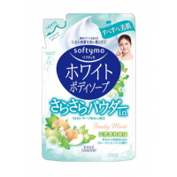 KOSE Softymo White Body Soap Collagen Жидкое мыло для тела, с коллагеном и ароматом свежих фруктов, мягкая упаковка, 420мл