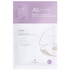 coc03 AG Ultimate Mask Akoya White Pearl Cocochi. Маска тканевая выравнивающая цвет кожи лица на основе жемчуга Акоя cocochi. 1 шт
